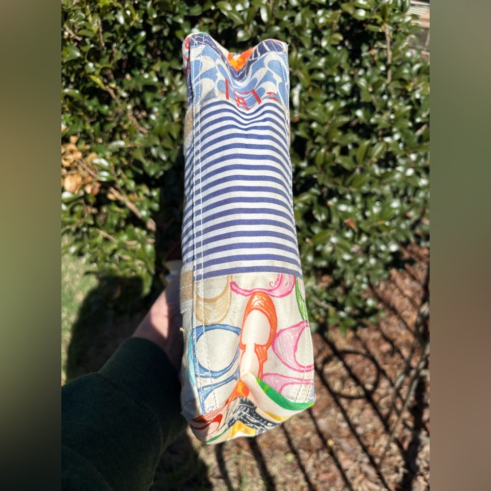 Coach Vintage Patchwork Hampton weekend Tote EUC - image 7